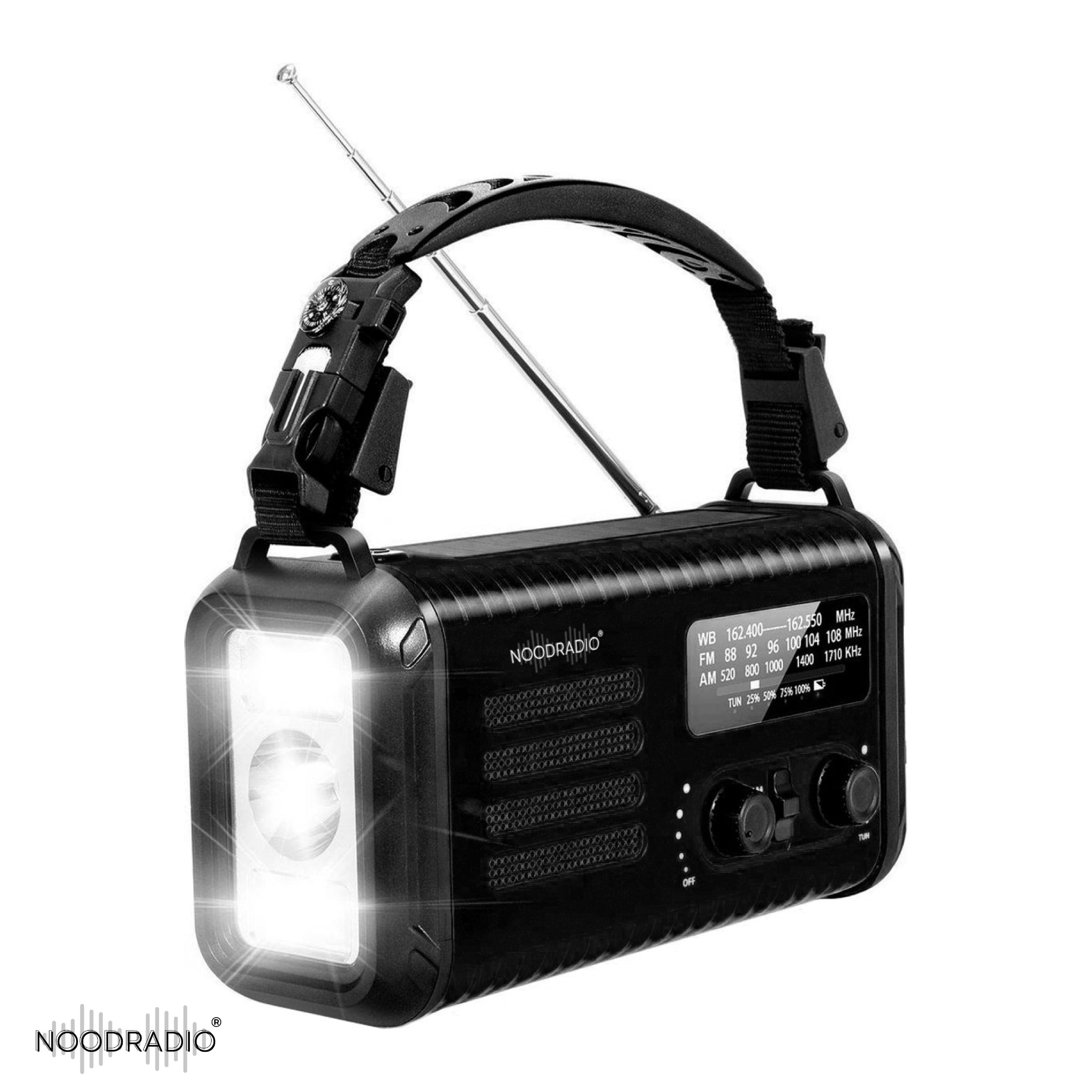 Noodradio Solar & Bluetooth 20.000 mAh Powerbank