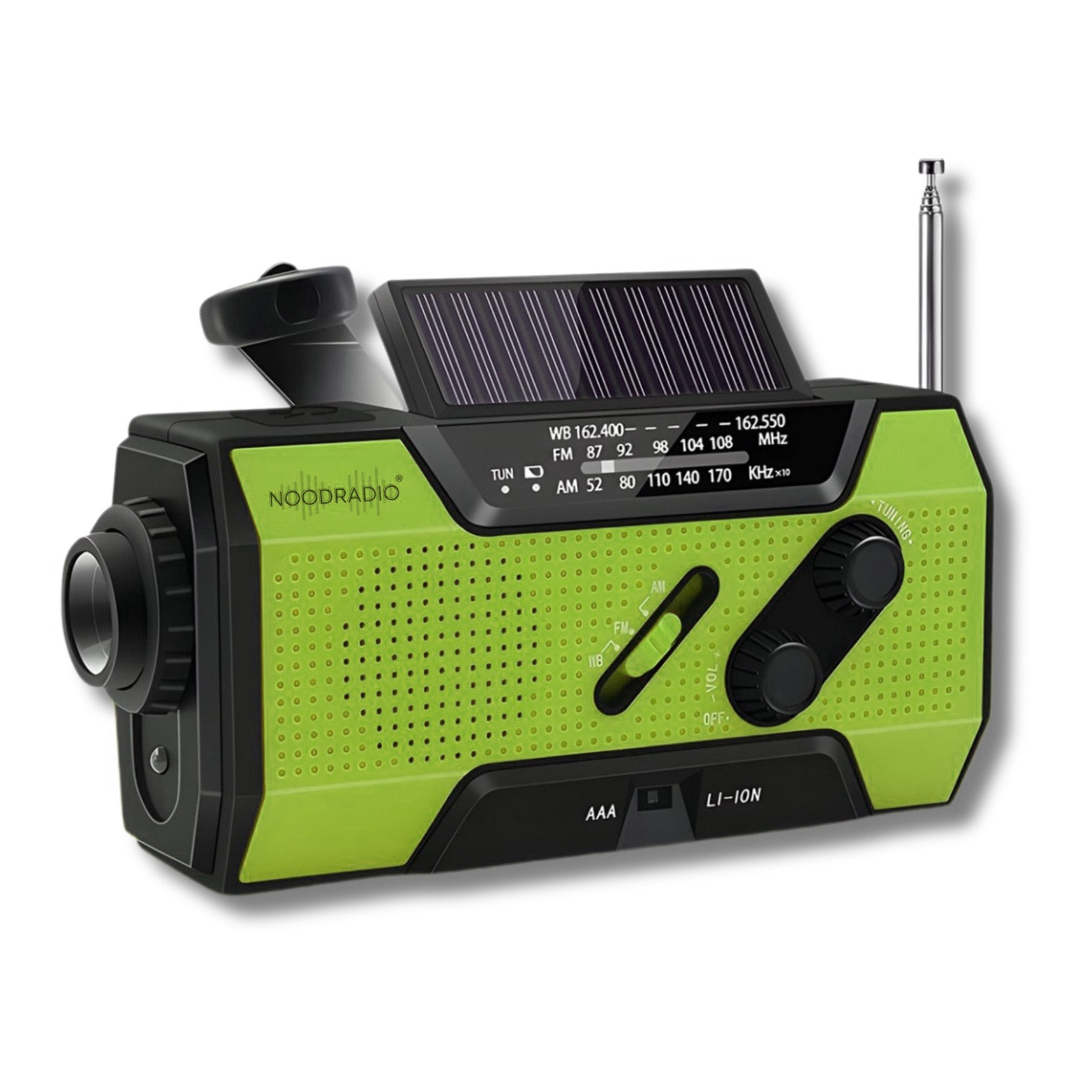 Noodradio Inclusief Batterijfunctie en Handslinger