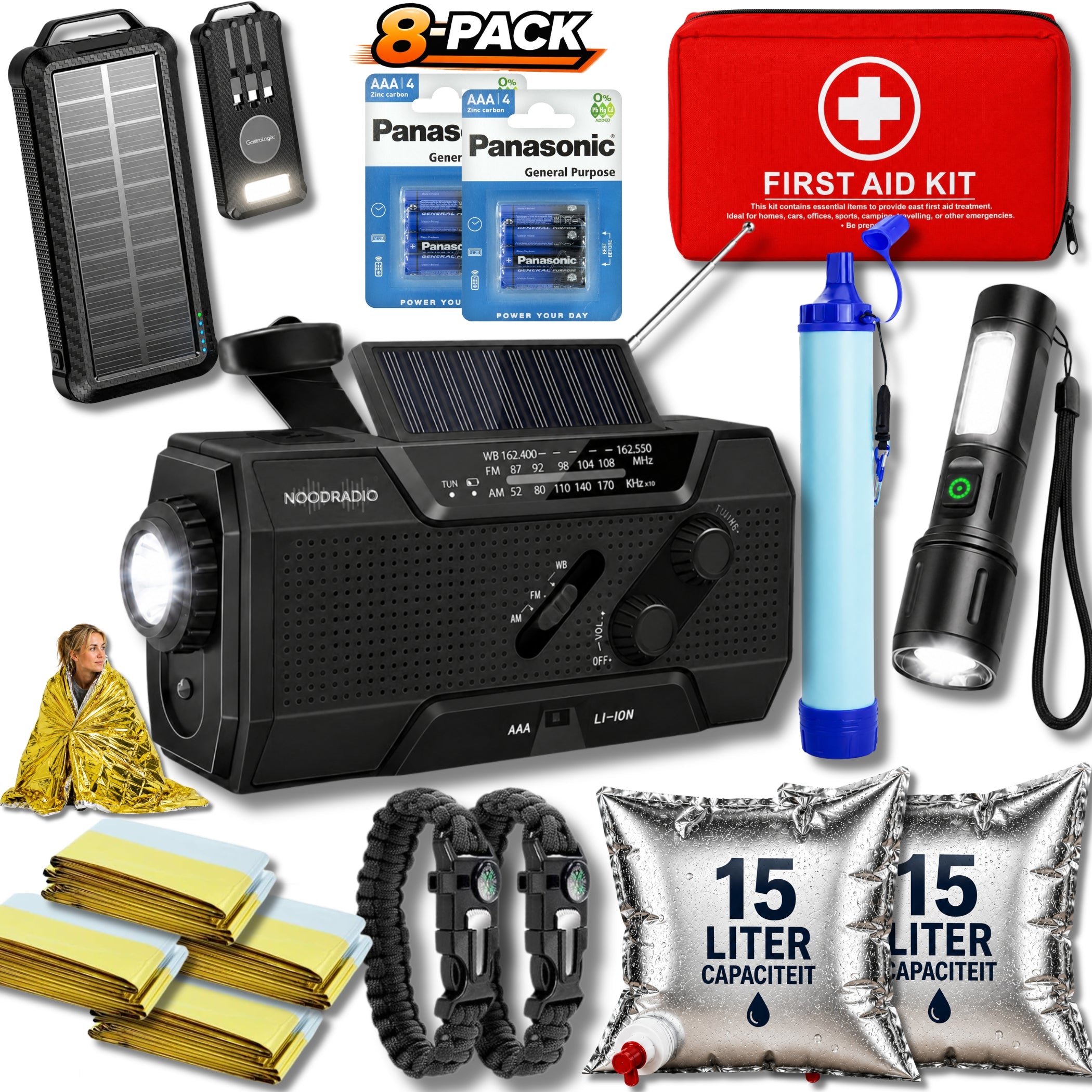 Noodpakket Inclusief Noodradio Met Batterijfunctie