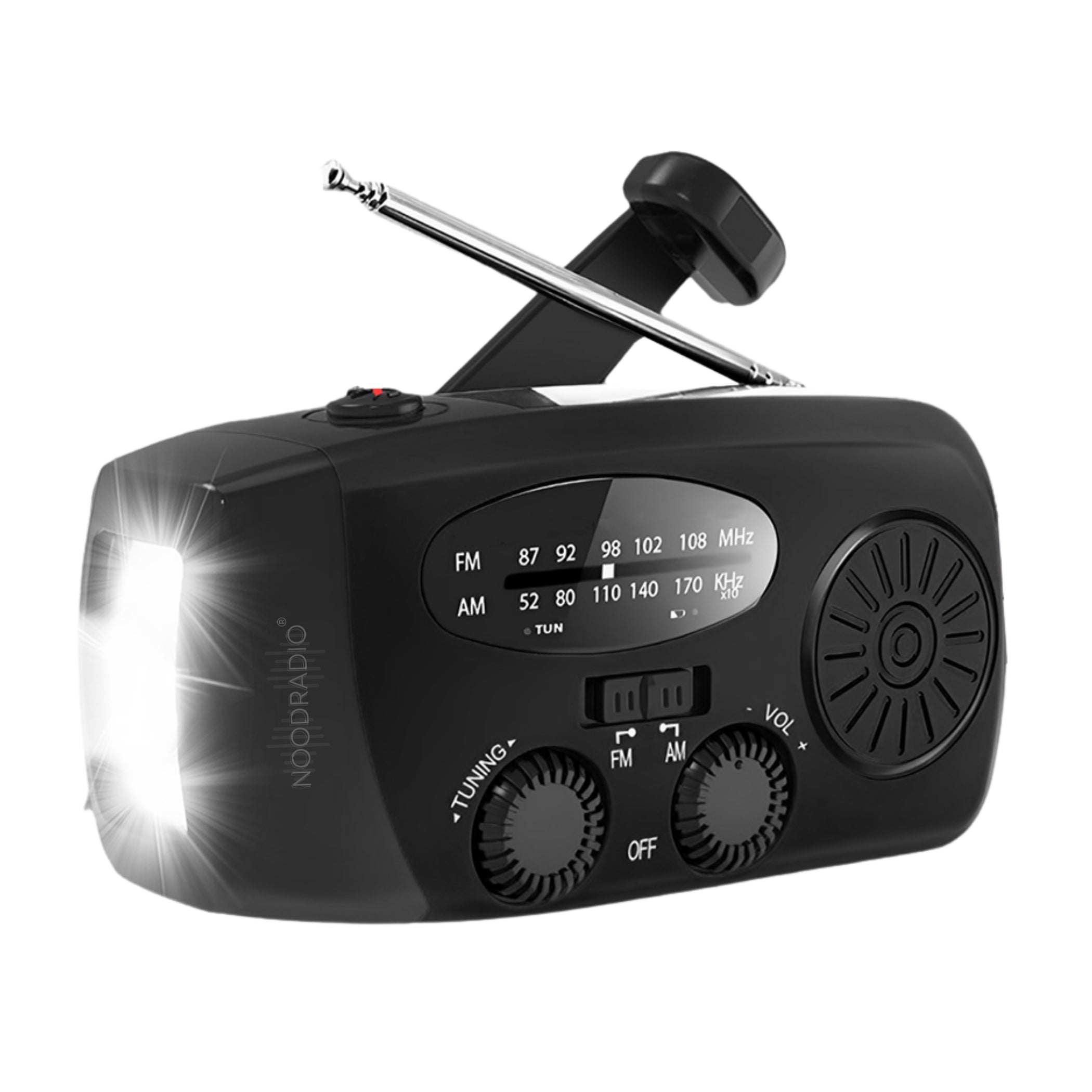 Noodradio Compact met ingebouwde Powerbank
