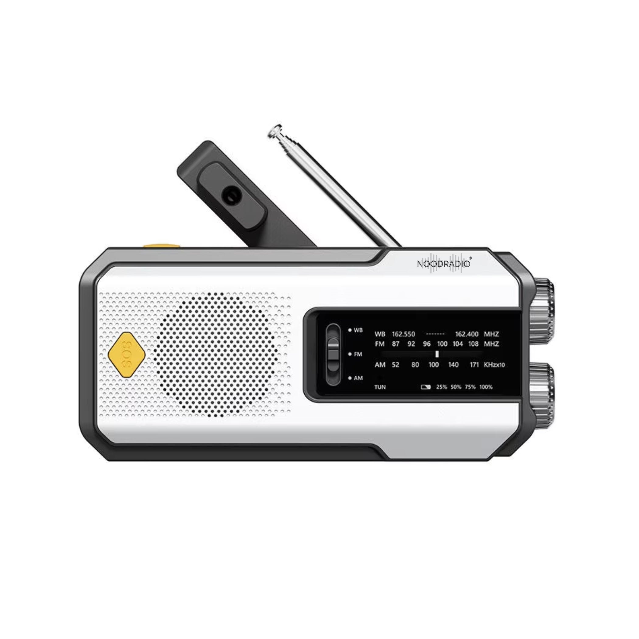 Multifunctionele Noodradio  Solar Opwindbaar