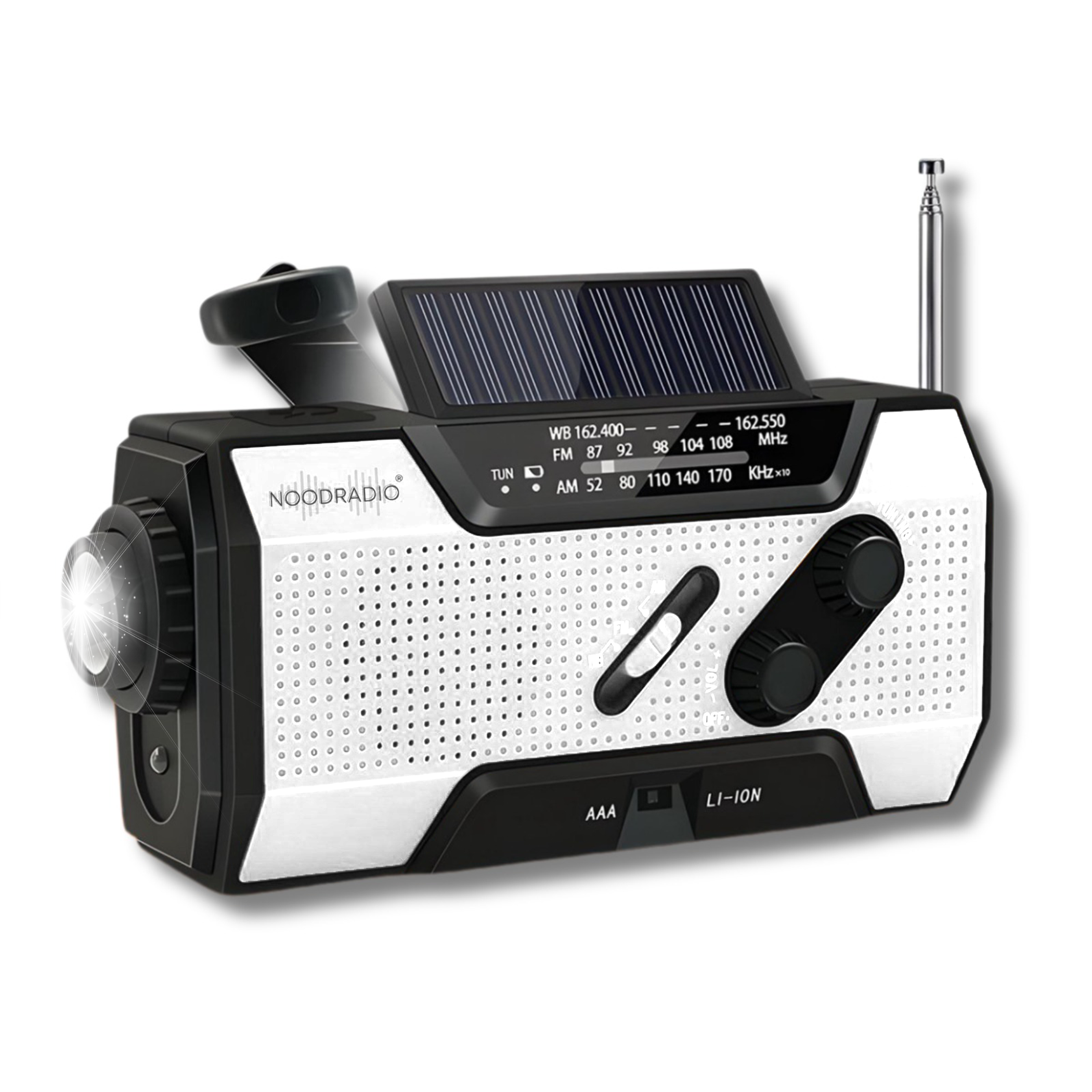Noodradio Inclusief Batterijfunctie en Handslinger